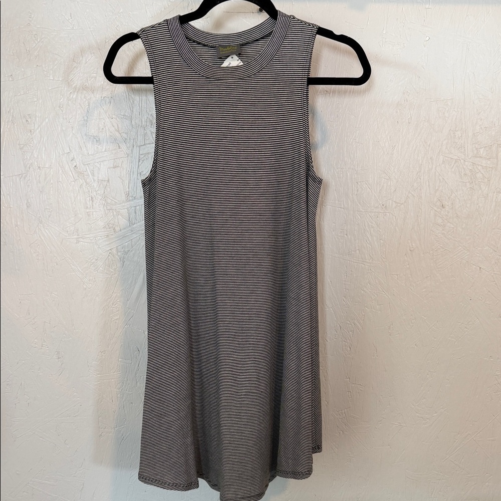 Striped Sleeveless Mini Dress